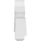 Ekena Millwork Davenport Architectural Grade PVC Gable Bracket, 84"W x 14"H x 4"D x 4"F, 4/12 Pitch GBP084X14X0404DAV00 - alternate 2